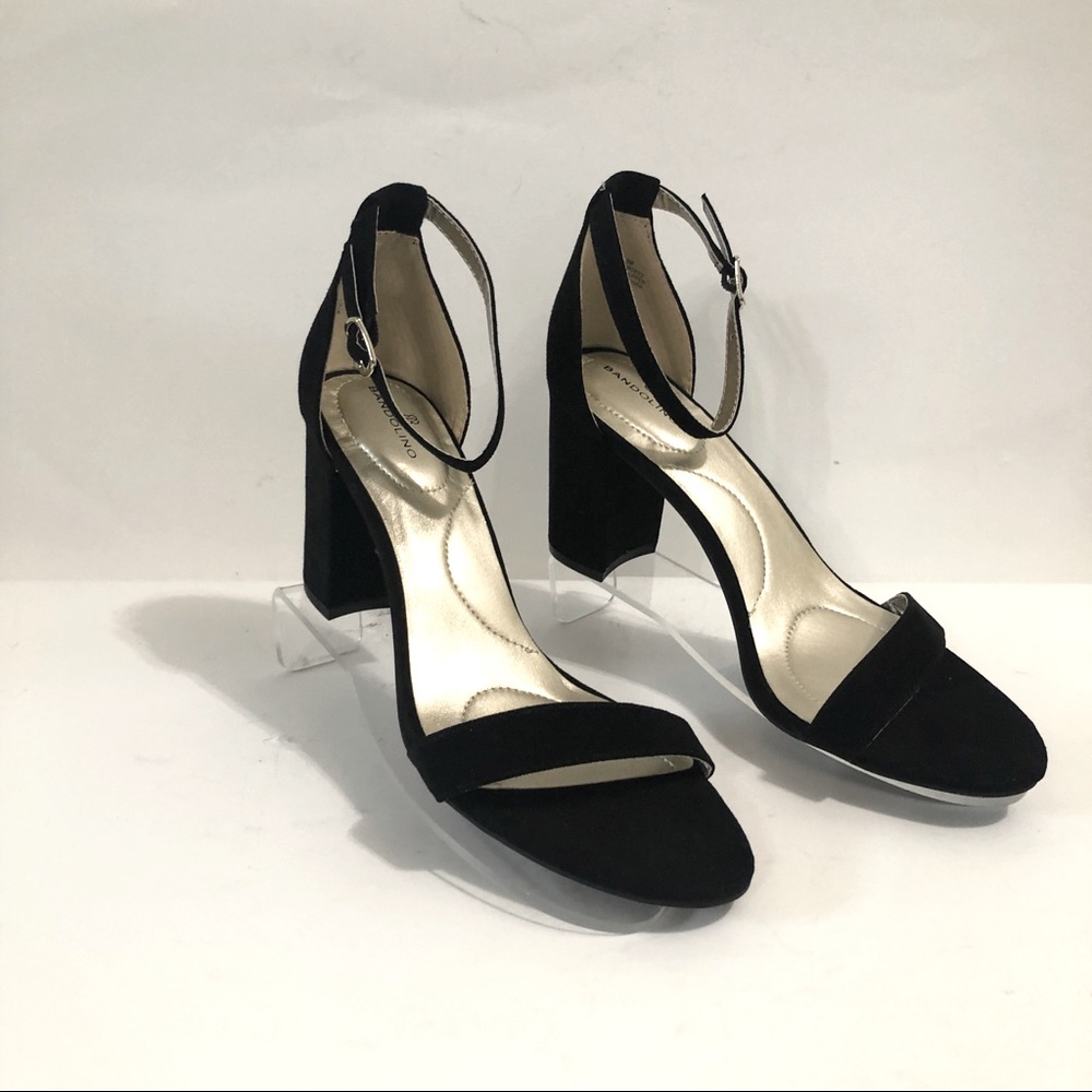 Bandolino Armory Ankle Strap Block Heels  Comfortable Open Toe  Dress Shoes.NWOT